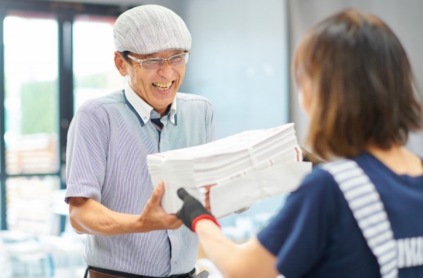 たくさんの配布員さんとのコミュニケーションもあります