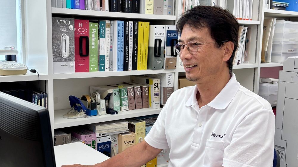 工事依頼のほとんどがリピートのお客様です。